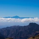 Roque Nublo mit Blick zum Teide auf Teneriffa