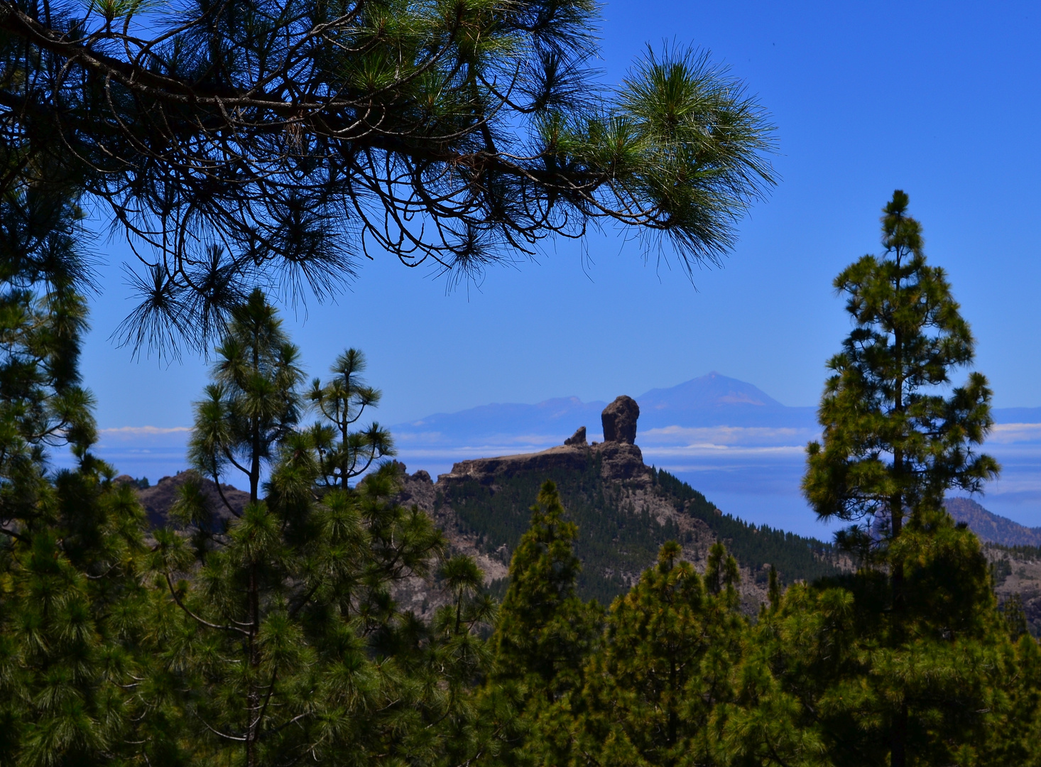 Roque Nublo und Teide