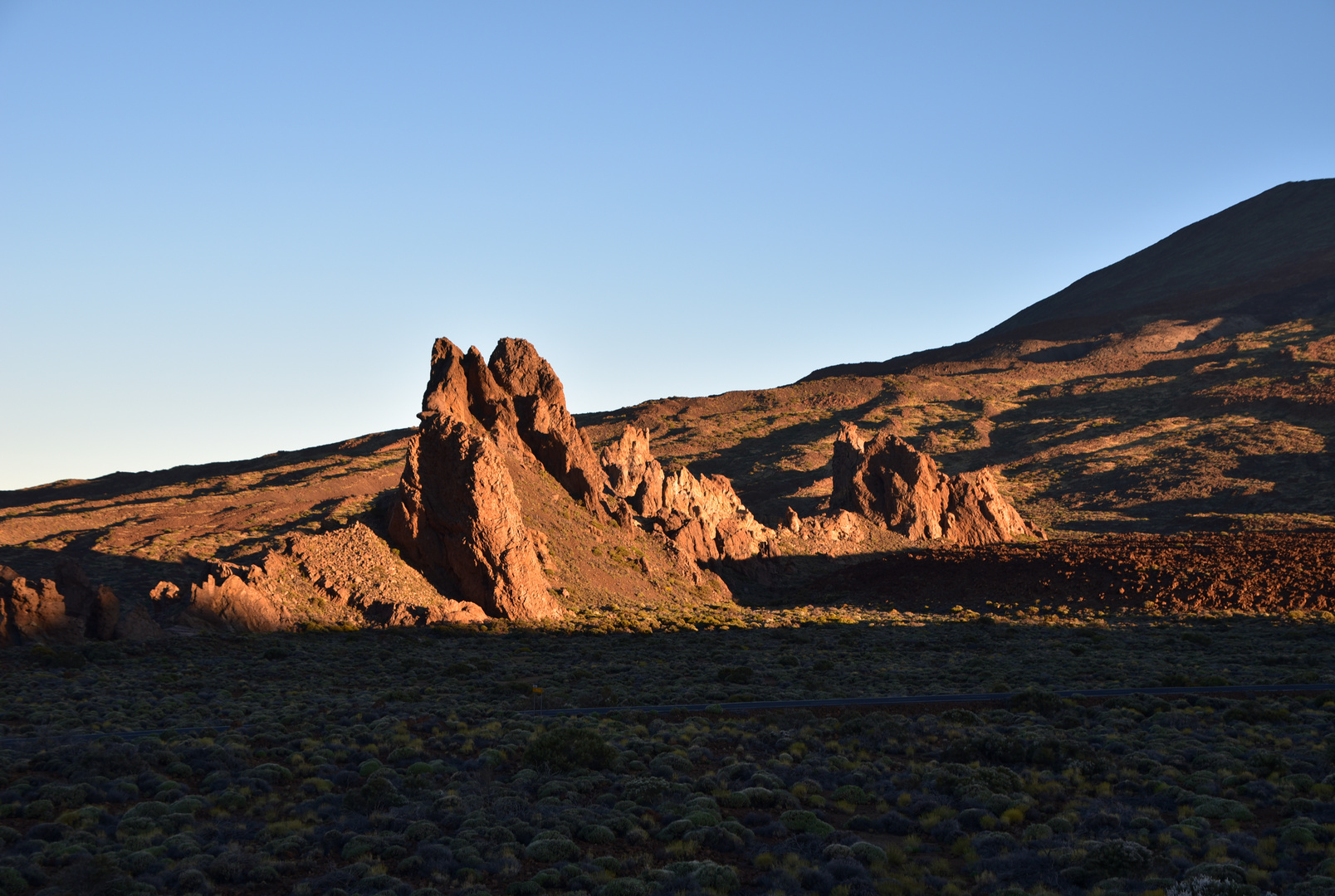 Roques de García im Morgenlicht