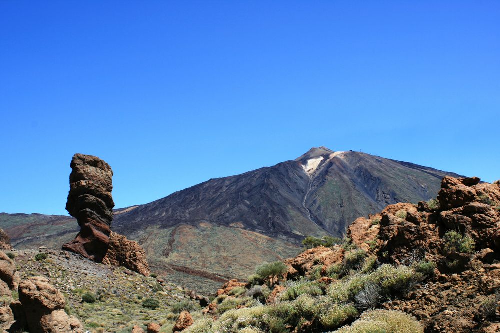 Roques de Garcia und Teidegipfel