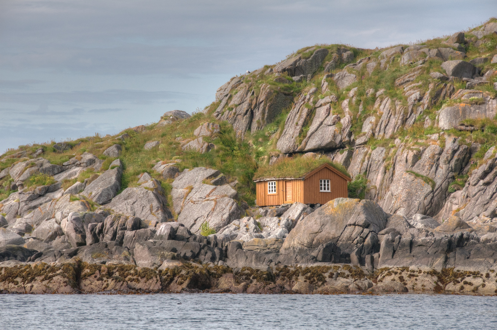 Rorbu . île d'Høgholmen . Maelström . Lofoten . NORWAY.