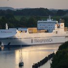 RORO Containerschiff PULPCA auf dem Nord-Ostsee-Kanal