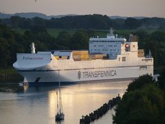 RORO Containerschiff PULPCA auf dem Nord-Ostsee-Kanal