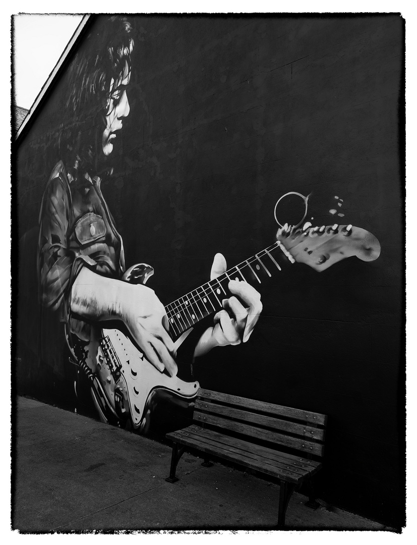 Rory Gallagher Wandbild