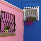 rosa e azzurro di Burano