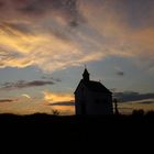 Rosaliakapelle bei Sonnenuntergang