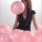 Rosarote Ballons...