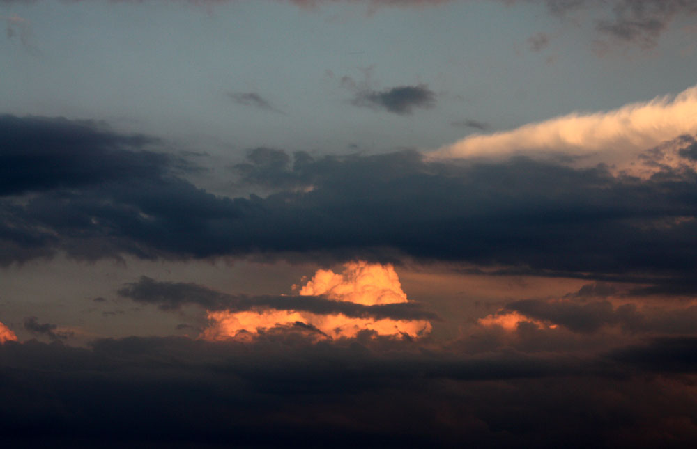 rosarote Wolken für Liebende