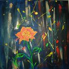 Rose in Acryl