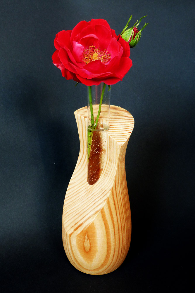 Rose in Holz