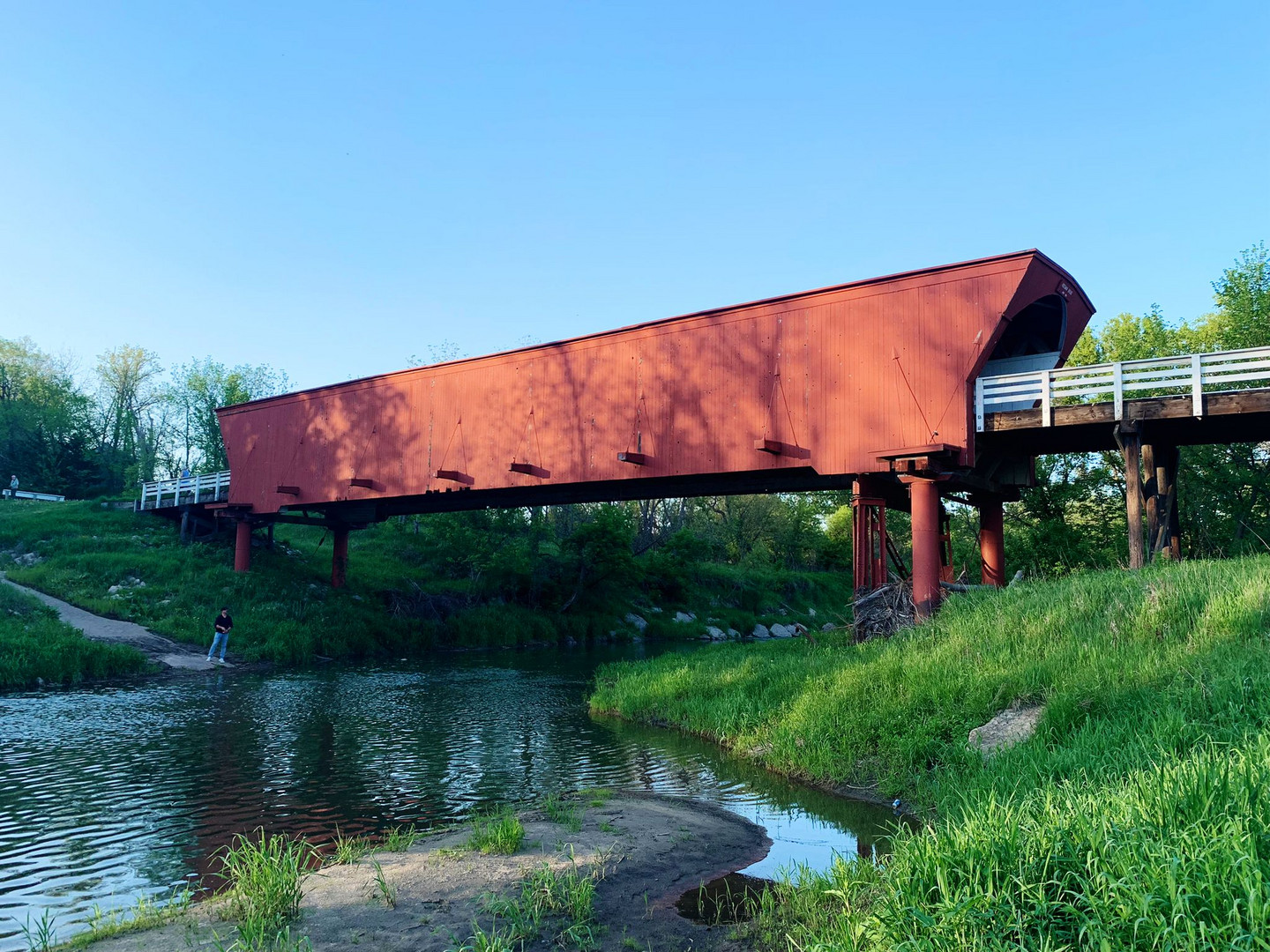 Roseman Covered Bridge in Iowa