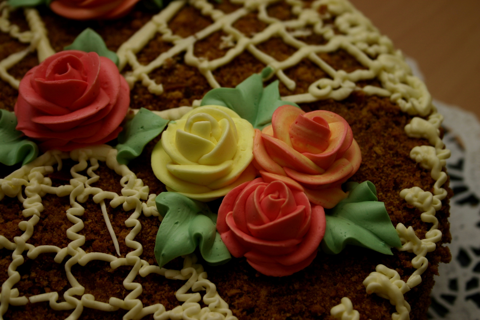 Rosen aus Buttercreme