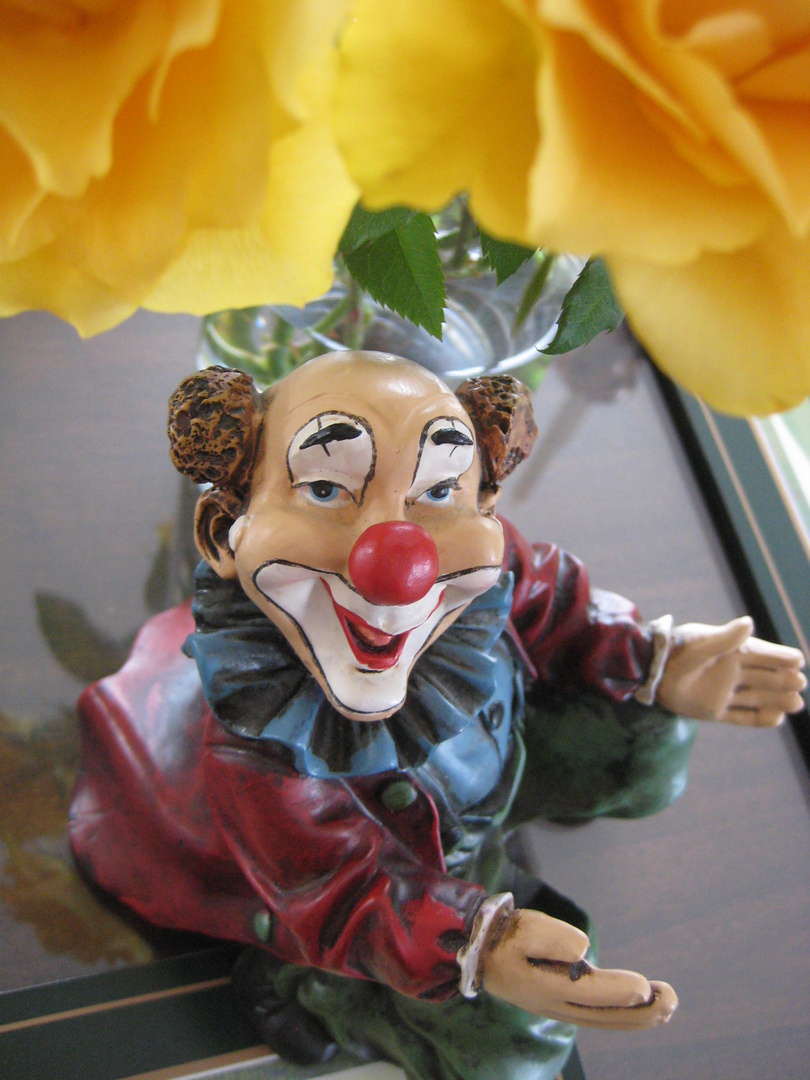Rosen für den Clown ...