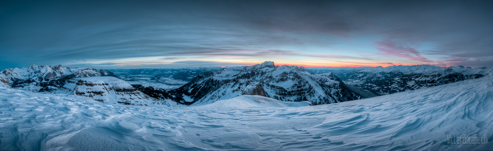 Rosenboden Panorama Vom Alpstein Bis Nach Walenstadt Foto Bild Landschaft Berge Gipfel Und Grate Bilder Auf Fotocommunity