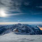 * Rosenböden: Vollmond über dem Gamsberg *