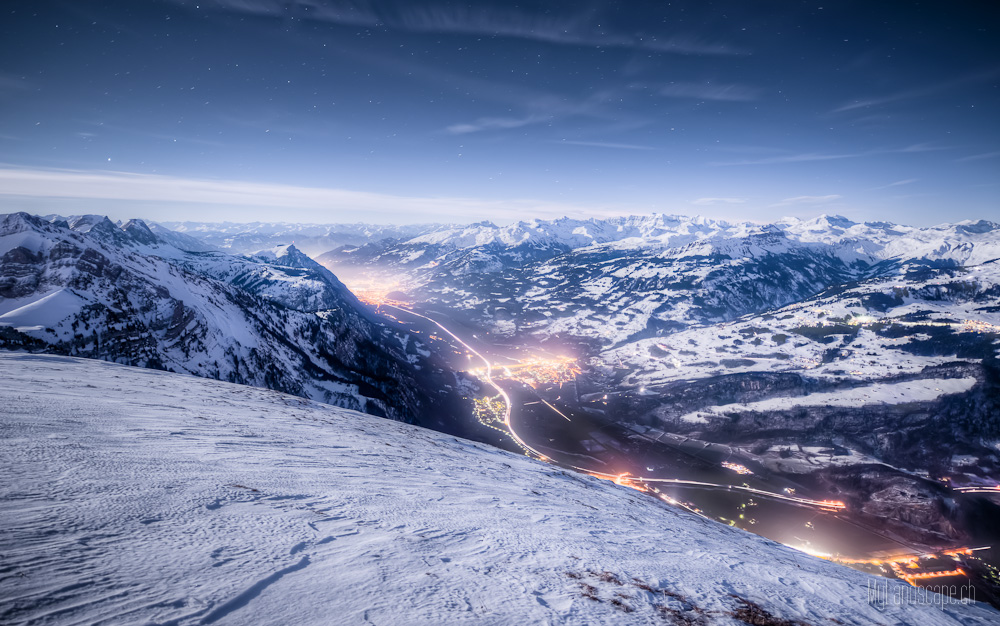 * Rosenböden: Walenstadt by night *