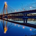 Rosenbrücke über die Donau in Tulln