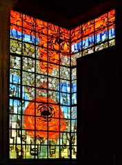 " Rosenfenster "  der Kirche in Neviges