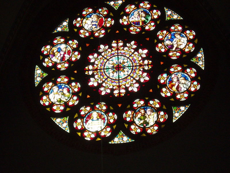 Rosenfenster Herz Jesu Kirche Bregenz
