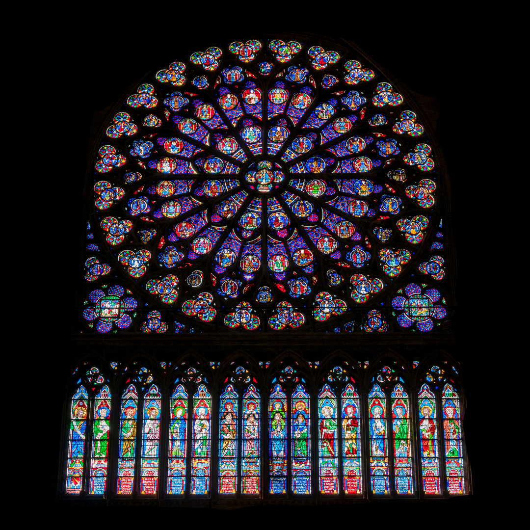 Rosenfenster Notre-Dame