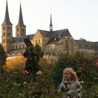 Rosengarten der Neuen Residenz in Bamberg