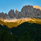 Rosengarten im Abendlicht