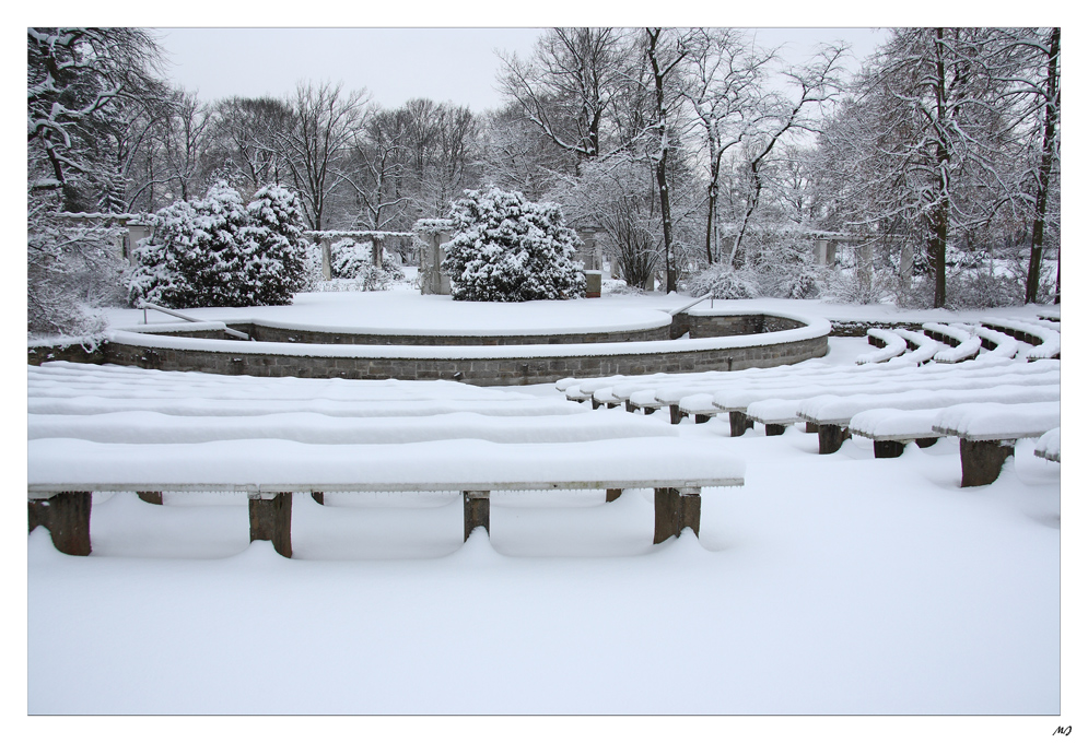 Rosengarten Im Januar 1