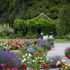 Rosengarten mit Pavillon