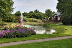 Rosengarten und Rosencafé