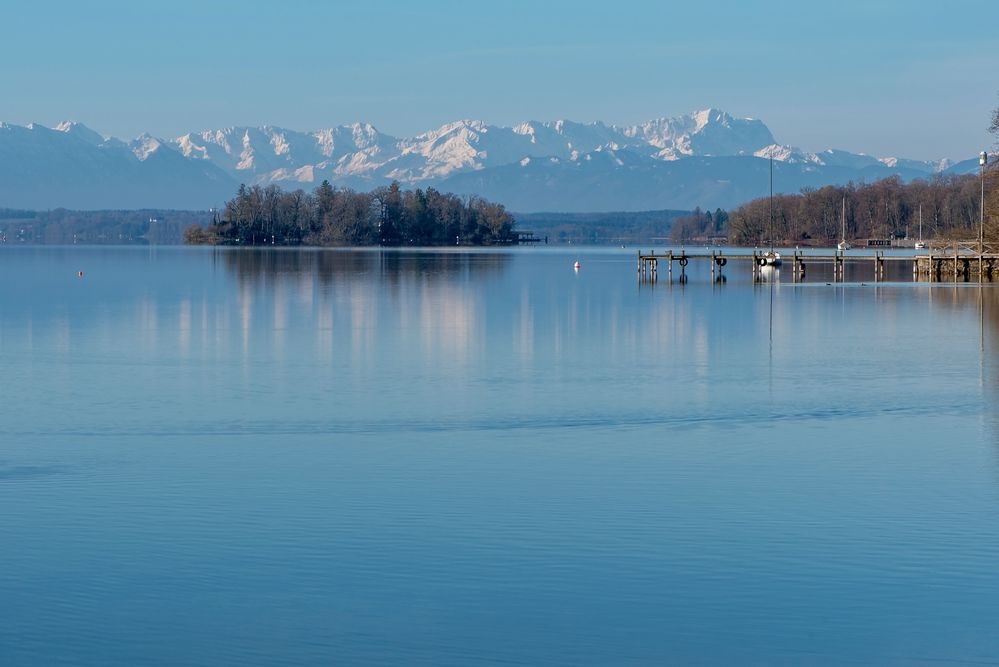 ::. Roseninsel mit Zugspitze .::