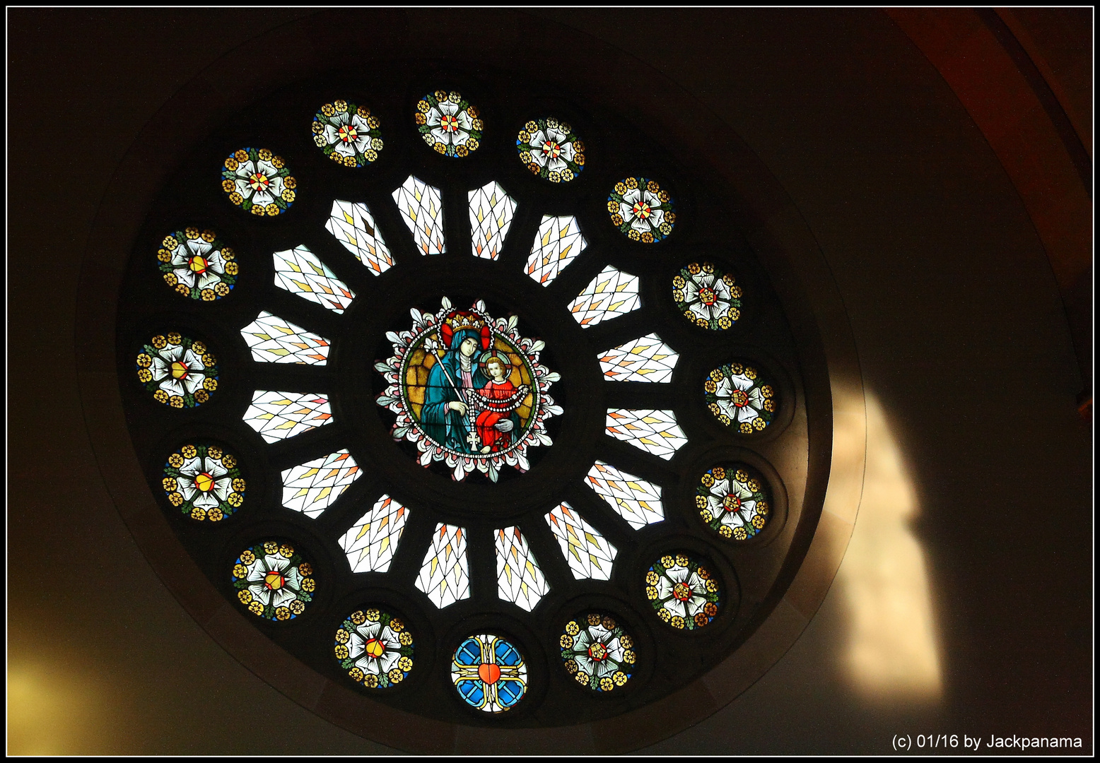 Rosenkranzfenster in St. Johannes d.T., Lette / Coesfeld