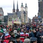 Rosenmontag 2004 auf dem Marktplatz in Halle/S