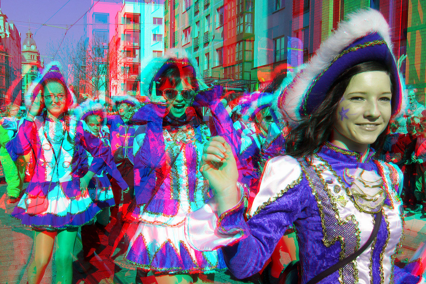 Rosenmontag (3D-Foto 03)