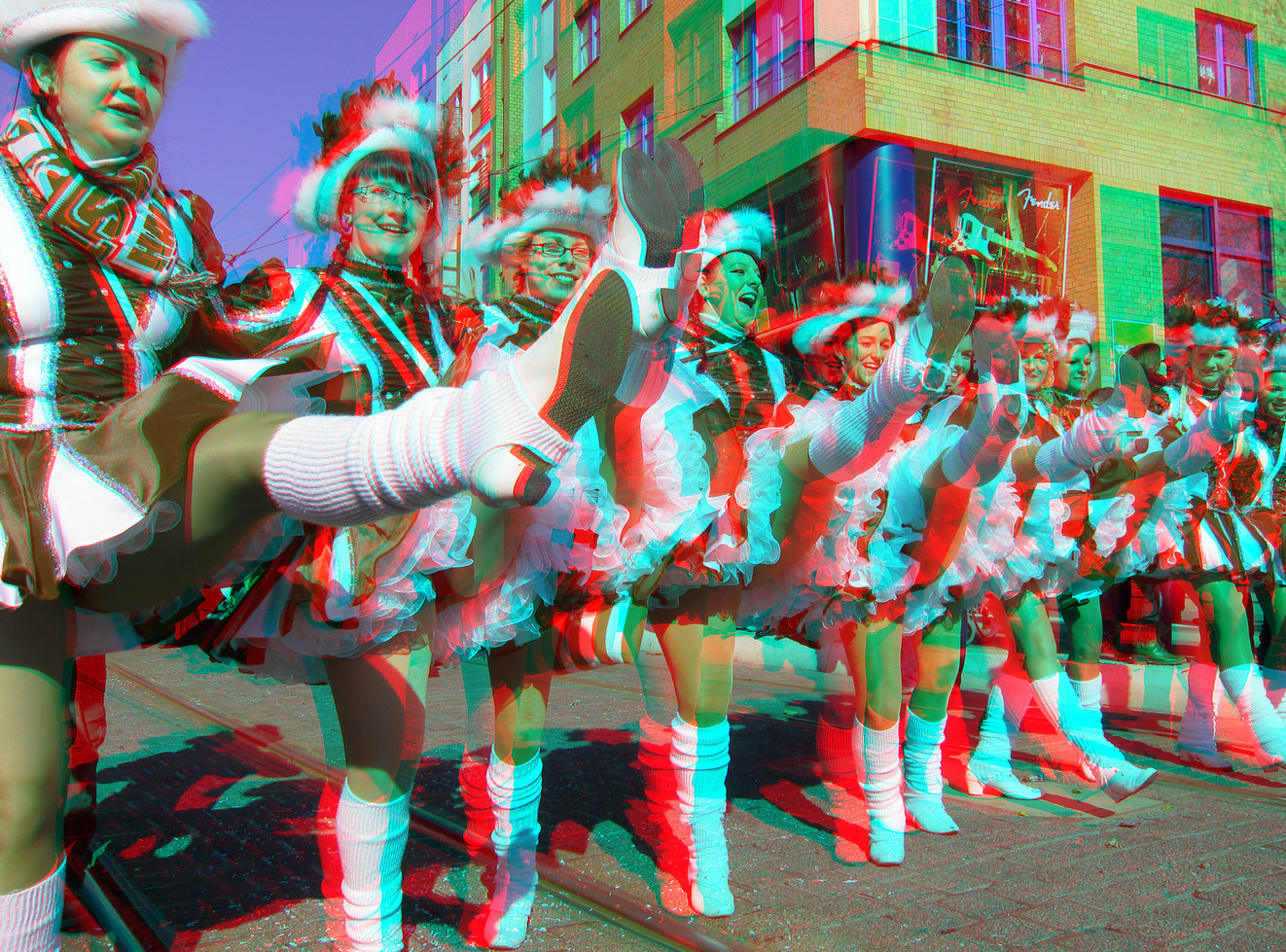 Rosenmontag (3D-Foto 04)