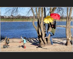 Rosenmontag am Rhein -I-