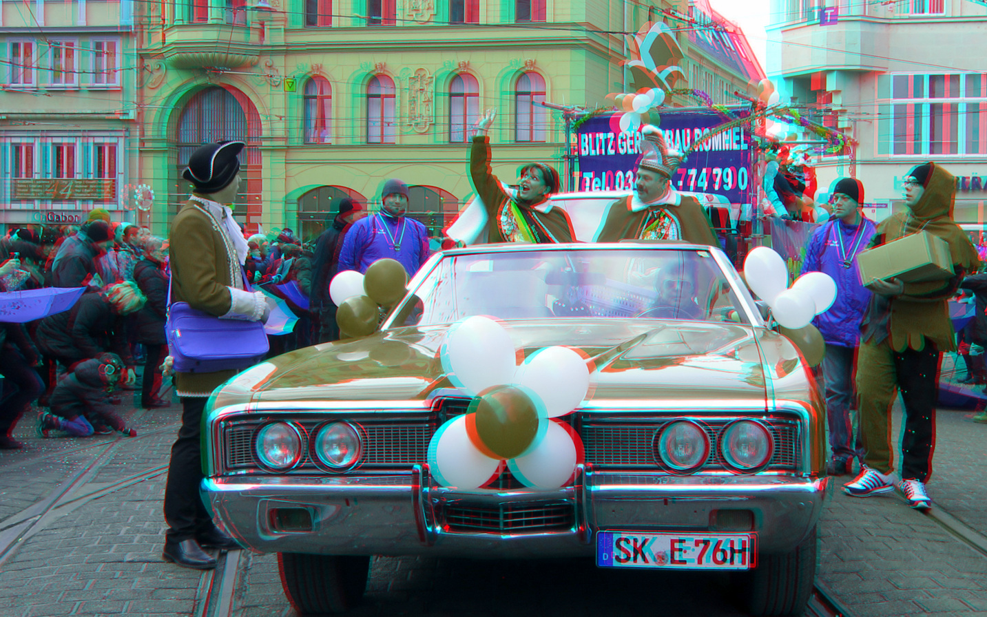 Rosenmontag HALLE/S 2013 (3D-Foto Nr. 02)