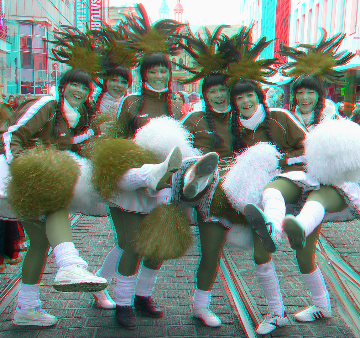 Rosenmontag HALLE/S 2013 (3D-Foto Nr. 05)