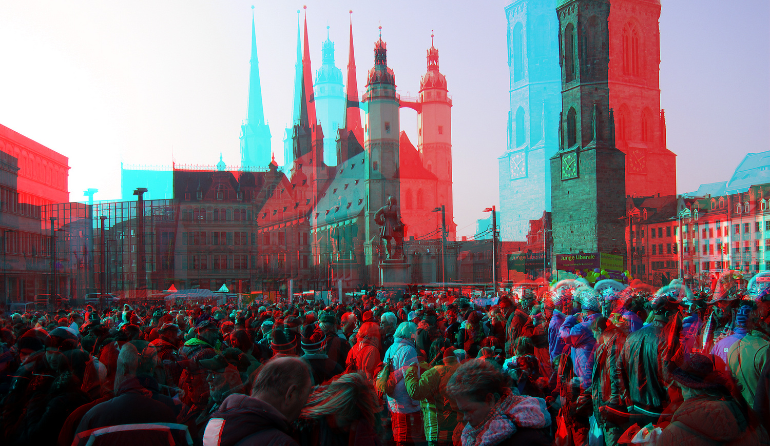 Rosenmontag HALLE/S (3D-Foto 01)