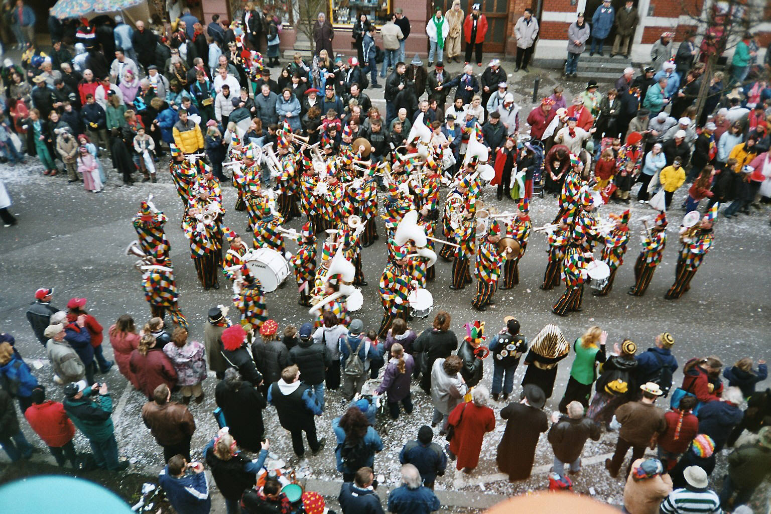 Rosenmontag in Mainz am Rhein vor über 10 Jahren