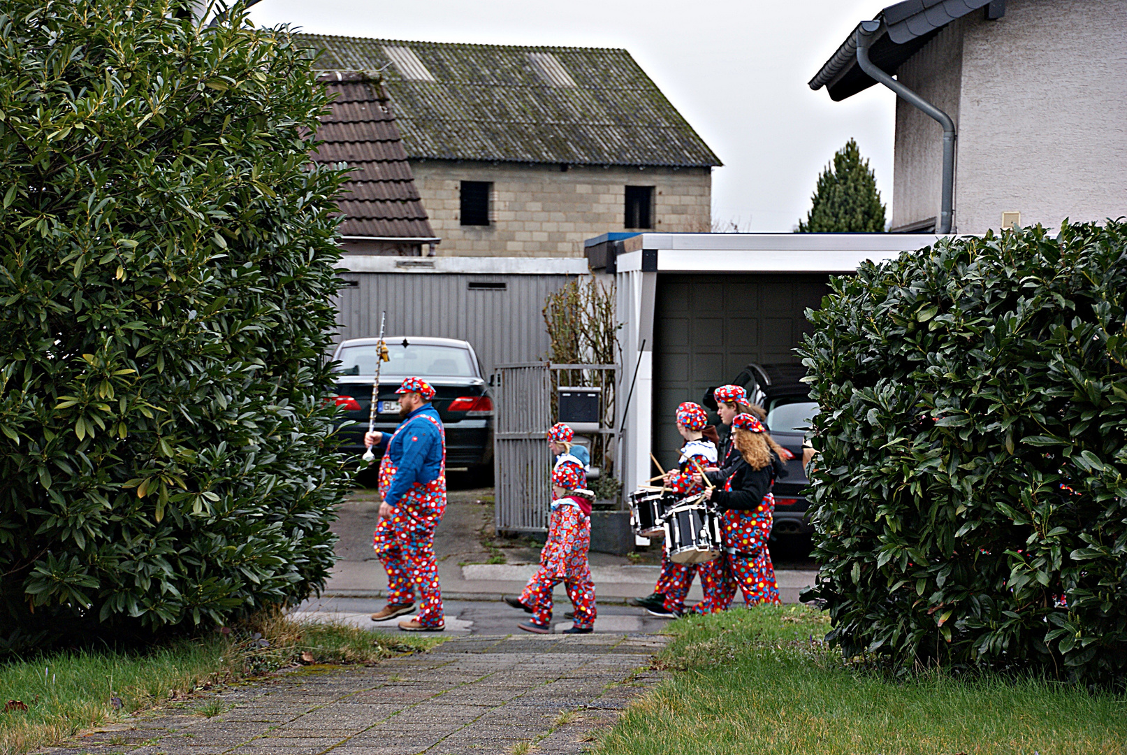 Rosenmontag in meinem Dorf,Blecher Alaf !