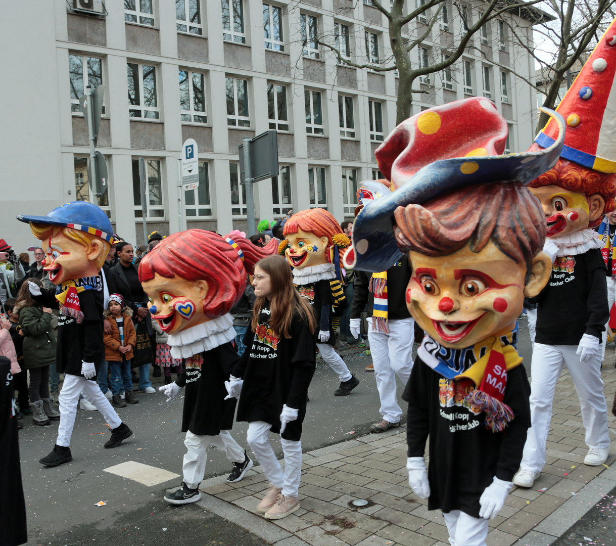 Rosenmontagszug - Mainzer Fastnacht 2024