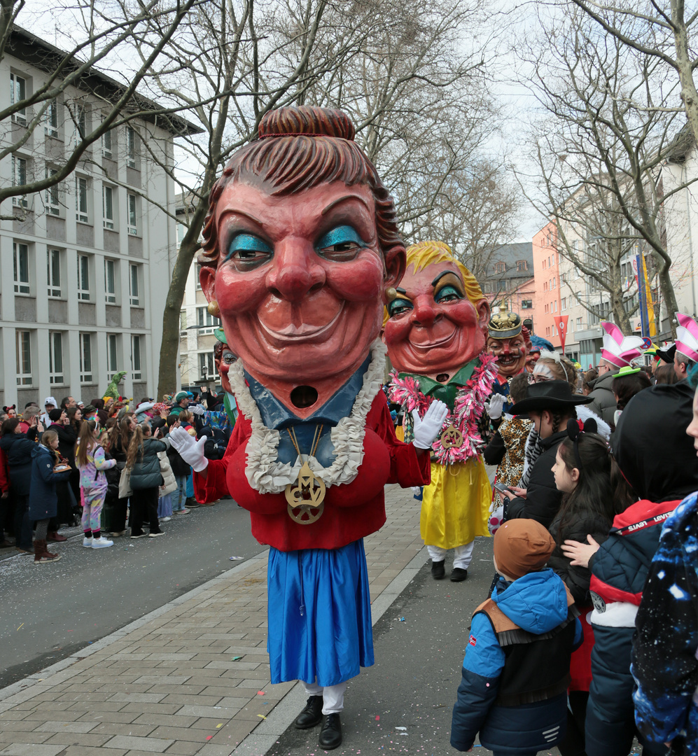 Rosenmontagszug - Mainzer Fastnacht 2024