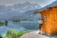 Rosenzweig fotografiert den Eibsee