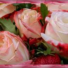 roses et fraises