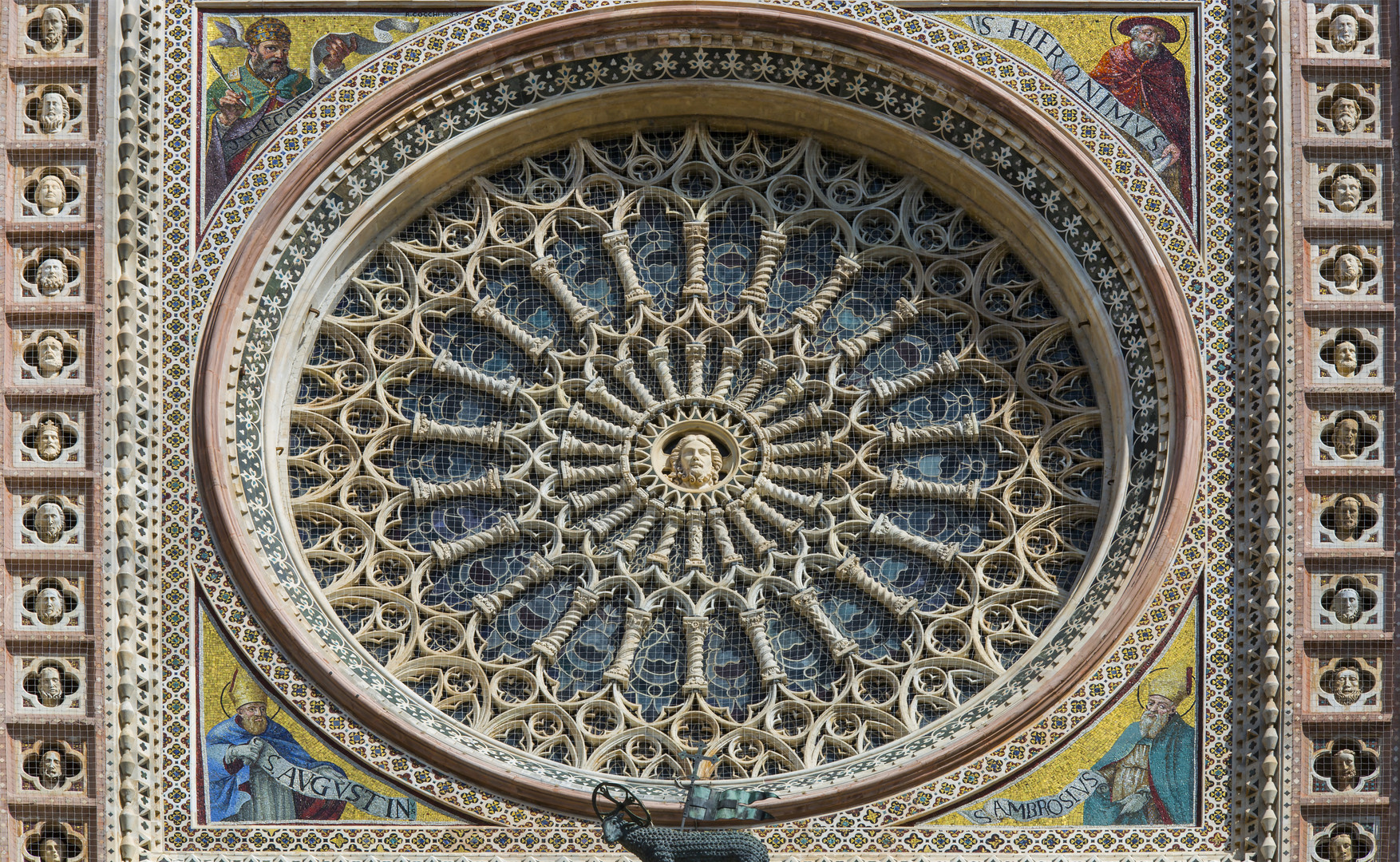 Rosette des Domes von Orvieto