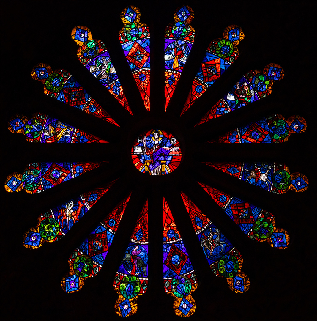 Rosette im Freiburger Münster