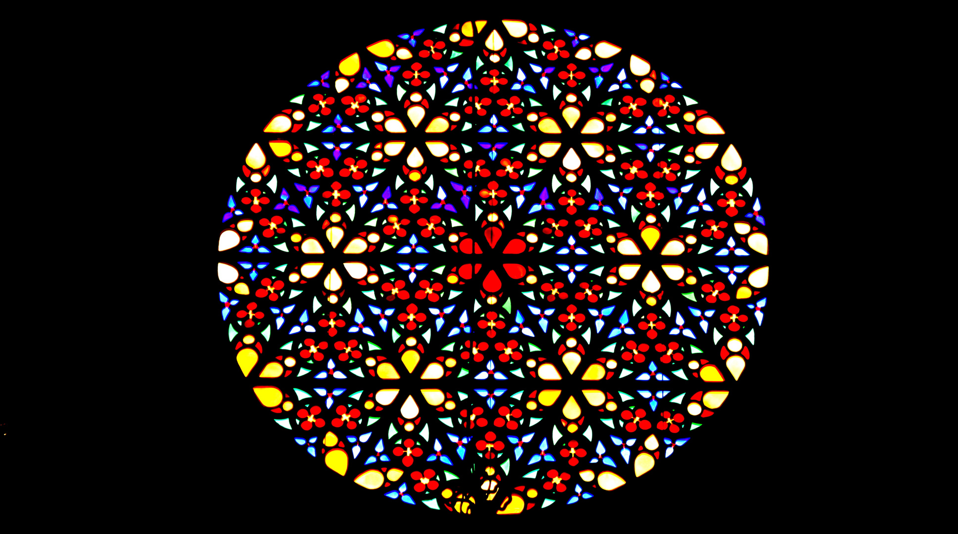 Rosette in der Kathedrale Palma