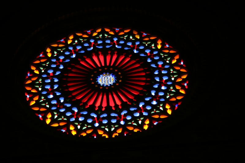 Rosette in der Kathedrale von Palma de Mallorca