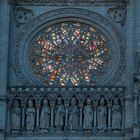 Rosette über dem Portal von Notre Dame d‘Amiens