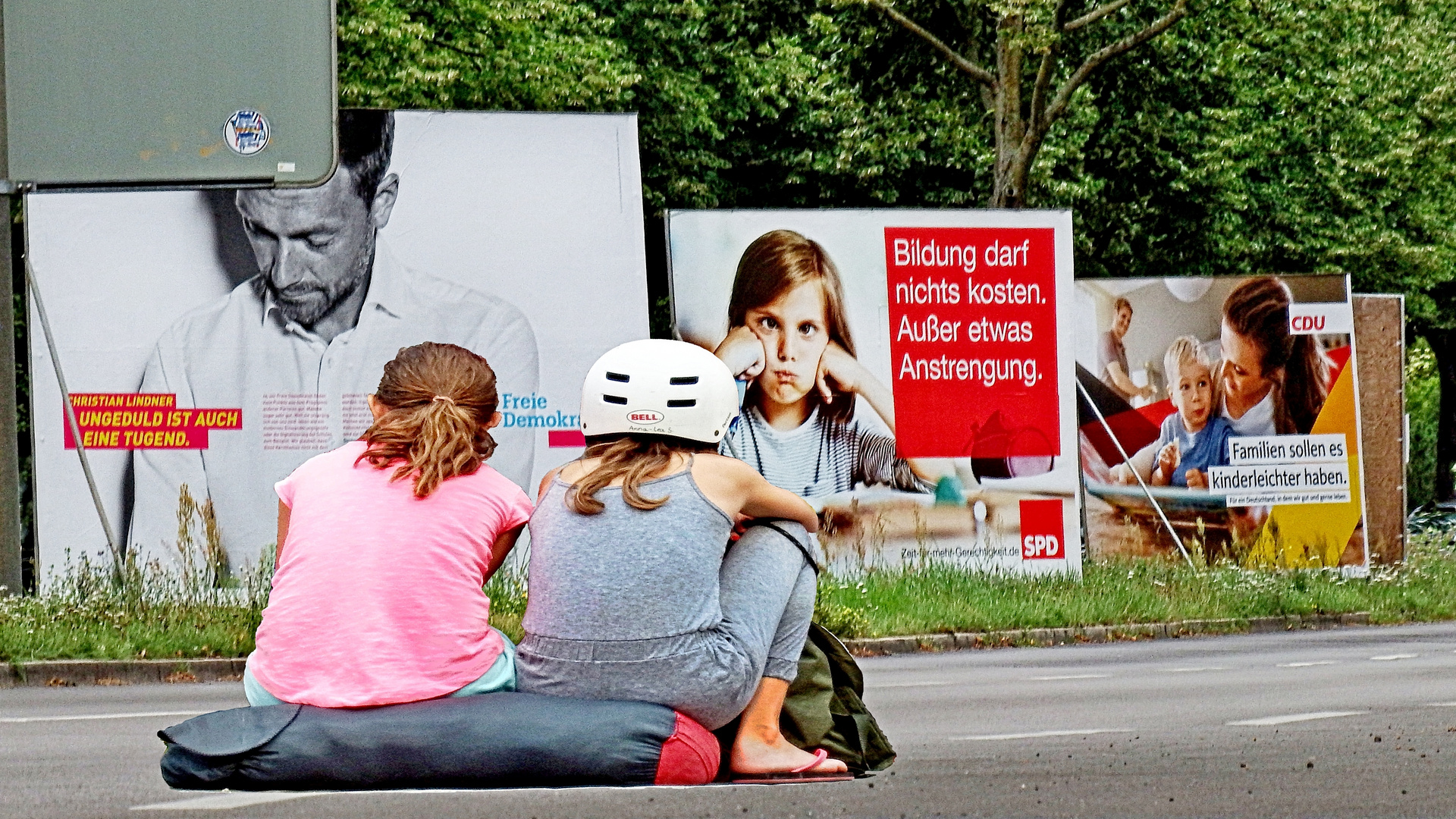 rosige Zukunft: Warten auf Bildung